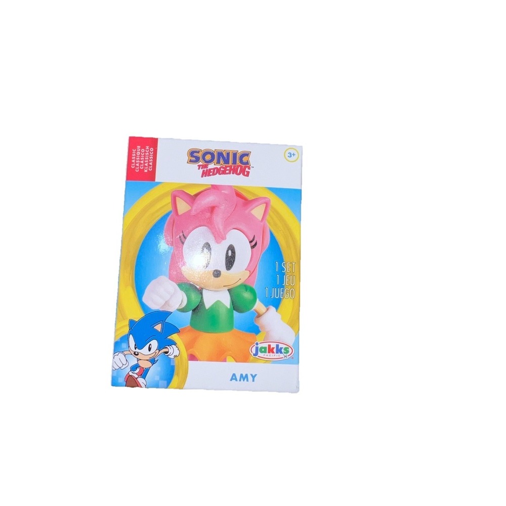 (J1/5)Sonic The Hedgehog Amy 2.5" Classic Action Figure JakkPacific Toy 2024 NEW